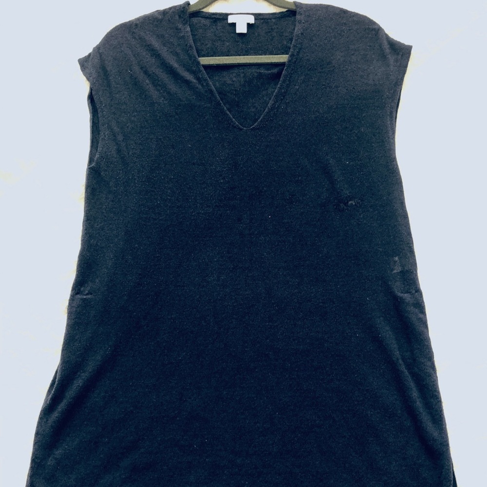 J.Jill: pureJill collection Navy sleeveless tunic